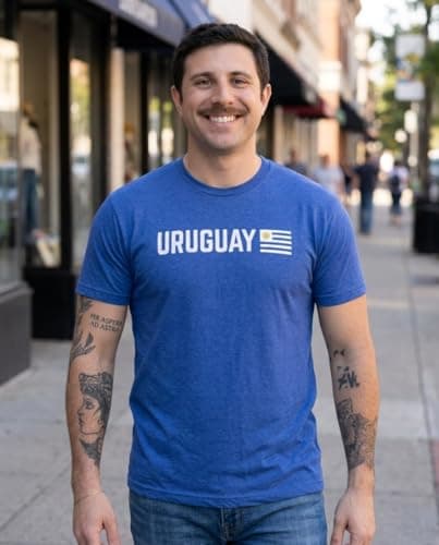 Uruguay Tee Shirt - Uruguayan Pride T-Shirt La Celeste Los Charrúas Camiseta for Men Women - (Adult,XL) — view 2