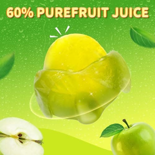 AMOS Peelerz Assorted Fruit Candy Bundle, Mango Watermelon Green Apple Flavors, Peelable Gummy Candy Variety Pack - 3 Pack — view 5