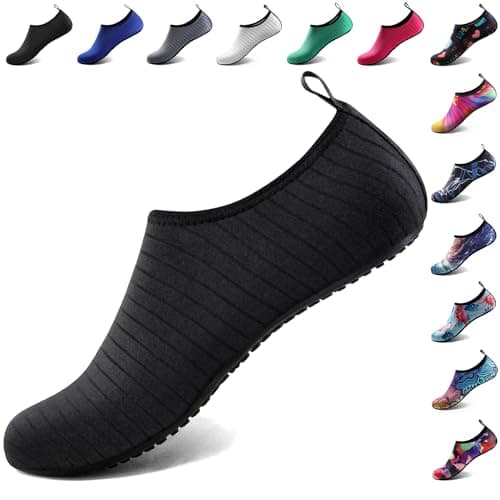 Water Shoes For Women Men Camping Cruise Travel Essentials Snorkeling Gear Outfits For Adults Beach Stuff Must Haves Supplies Summer Cool Vacation Accessories Pool Items Youth Size 10-11 Women/ 9-10 M