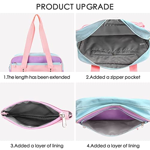 STEAMEDBUN Kawaii Ita Bag Japanese School Bag Cute Tote Bag Large Shoulder Anime Heart Purse — view 2