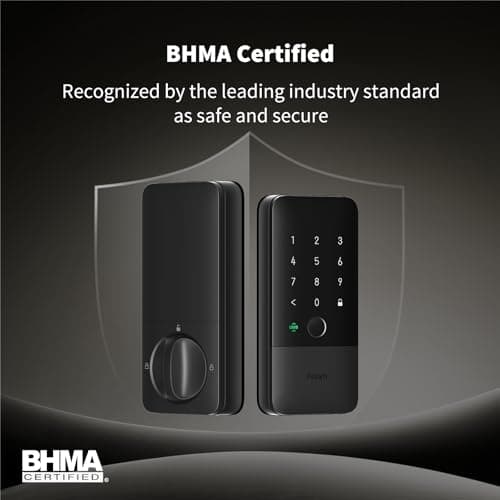 Aqara UWB Smart Lock U400, Matter Over Thread, Apple Home Key, Fingerprint Keyless Entry Deadbolt,Touchscreen Keypad, Rechargeable Battery, Supports HomeKit, Alexa, Google, Home Assistant, Black — view 5