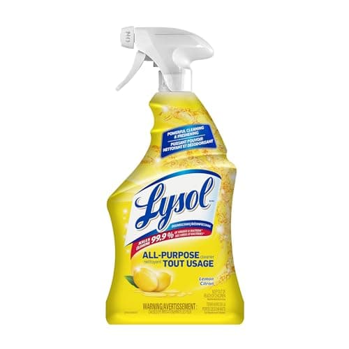 Lysol All Purpose Cleaner Trigger Spray, Lemon Scent, 650 mL