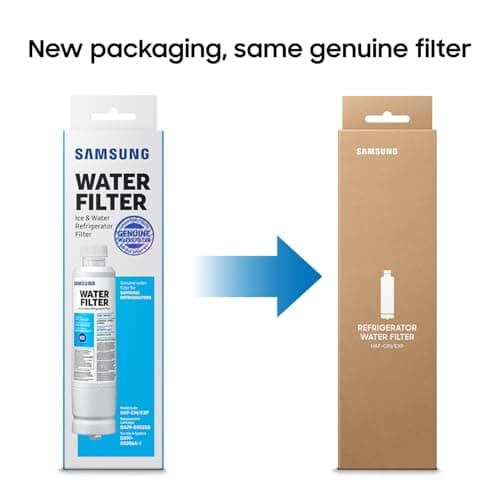 SAMSUNG Genuine Filter for Refrigerator Water and Ice, Carbon Block Filtration for Clean, Clear Drinking Water, 6-Month Life, HAF-CIN/EXP, 1 Pack — view 5