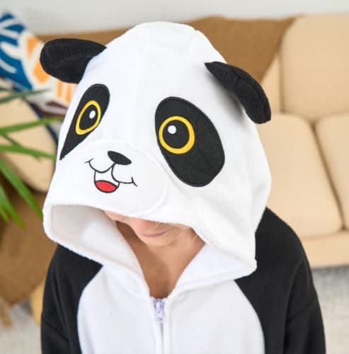 Kids Animal Onesie Pajamas Halloween Cosplay Costume Sleepwear 6 Years — view 5