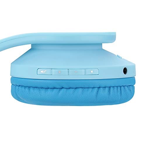 PowerLocus Kids Headphones Over-Ear, Bluetooth Wireless Headphones for Kids,with Microphone, Safe 85DB Volume Limited, Foldable with Carry Case, Audio Cable, Micro SD mode for Online Classes,PC,Phones — view 8
