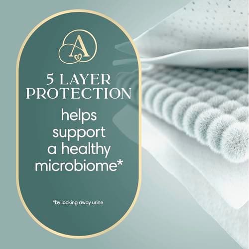 Pampers Amore, Size 4 (15-34 lbs), 58 Count, Our Best Diaper – Hypoallergenic & Fragrance Free, Up to 100% Leakproof, Soft as Cashmere — view 4