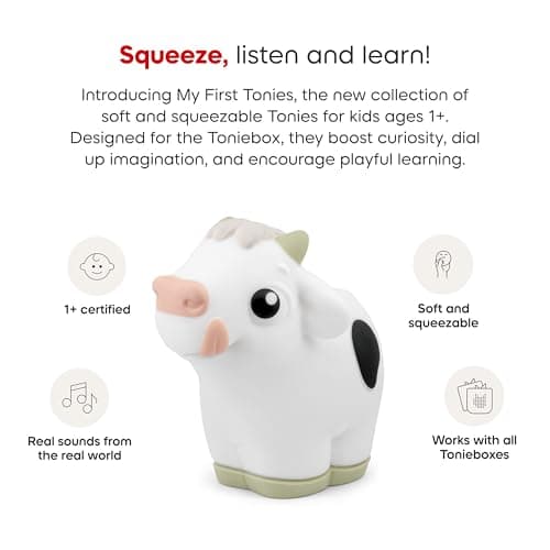My First Tonies Cow Soft and Squeezable Audio Toy Figurine — view 4