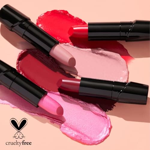 wet n wild Silk Finish Lipstick, Hydrating Rich Buildable Lip Color, Formulated with Vitamins A,E, & Macadamia for Ultimate Hydration, Cruelty-Free & Vegan - Dark Pink Frost — view 2