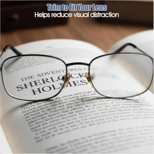 5 Pack Translucent Frosted Eye Patch for Glasses, Reusable Vision Patches for Lazy Eye, Amblyopia, Strabismus, Recovery Support — view 3