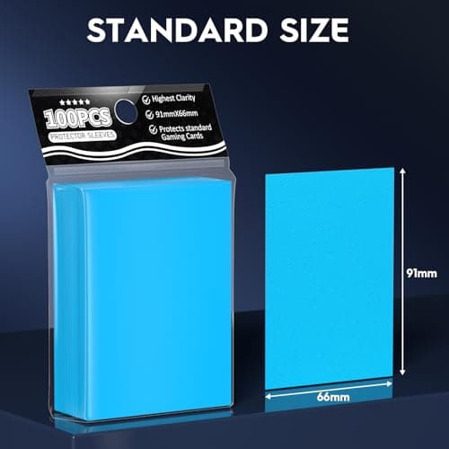 1000ct Trading Card Sleeves Perfect Fit MTG Matte Sleeve, Soft Sports Card Protector for Photocard, Standard TCG Cards Sleeves Fit for MTG 66 * 91 mm