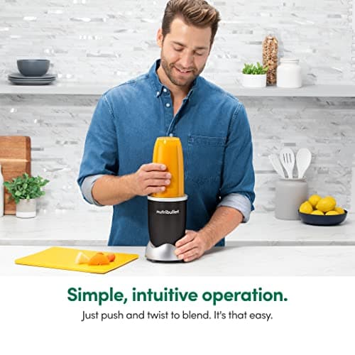 nutribullet® Pro 900W Personal Blender, 13-Piece Set, 32oz and 24oz Cups, Extractor Blade, Smoothies, Food Prep, Blends Ice and Frozen Fruit, Onyx Black, NB9-1301AK — view 6