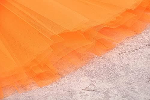 XINXIYAN Orange Tutu Skirts for Women Halloween Costume Adult Party Favor Dance Tulle Skirts — view 2