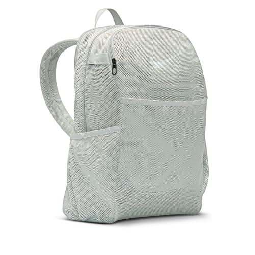 Nike Brasilia Mesh Backpack, Light Smoke Grey/Light Smoke Grey/White, MISC — view 2