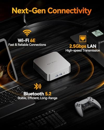 GEEKOM A8 Mini PC, Ryzen 7 8745HS, 16GB DDR5 Upgradeable RAM, 1TB SSD — view 11