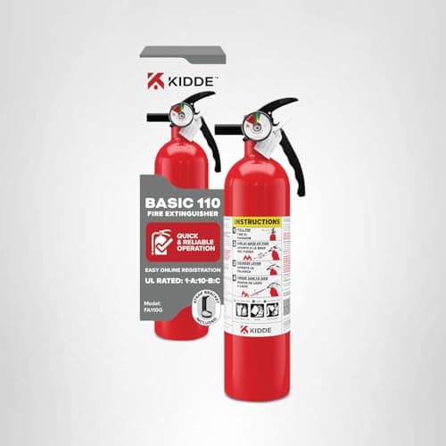 Kidde Basic 110 Fire Extinguisher for Home, 1-A:10-B:C, FA110G, 1 Pack — view 13
