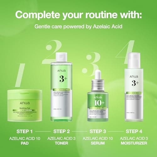 Anua Azelaic Acid 10 Hyaluron Redness Soothing Serum, Facial Serum for Blemish-Prone & Oily-Prone Skin, Lightweight & Hydrating Blemish Care, Hyaluronic Acid, Korean Skincare, 1.01 fl oz. — view 9