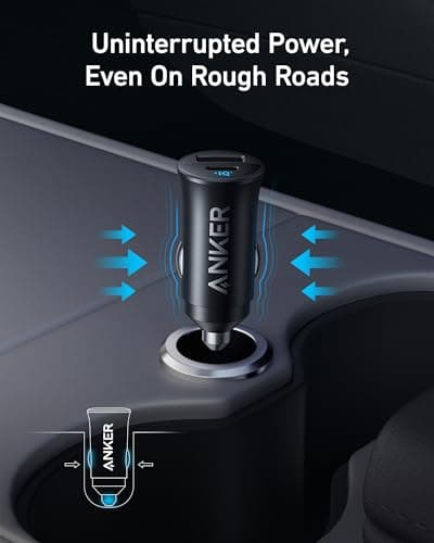 Anker USB-C Car Charger, 30W 2-Port Type-C Car Adapter, iPhone Car Charger with Power IQ 3.0, for iPhone 17/16/15/14/13 Series, Samsung Galaxy S25/S24/S23/S22/S21 Series, iPad Pro, AirPods, and More — view 6