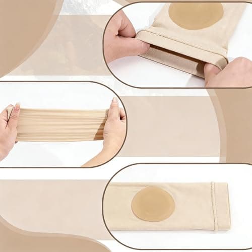 Ankle Protector Gel Sleeve Malleolar Gel Padding Socks with Silicone Pads for Skates Relieves Ankle Pain Great for Ice Skating Roller Skating Skiing Hockey Ankle Compression Support Cushion — view 2