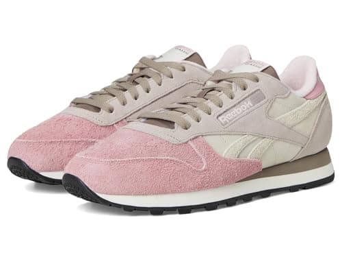 Reebok Unisex Classic Leather Sneaker, Sand/Hazy Grey/Dusty Rose, 10.5 Women/ 9 Men