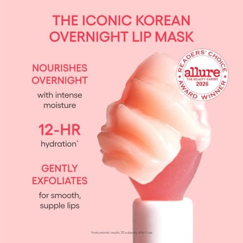 LANEIGE Lip Sleeping Mask: Hydrating & Nourishing Korean Overnight Lip Treatment Mask with Shea Butter, Vitamin C & Murumuru, Antioxidants For Flaky, Dry Lips | Korean Skin Care, Berry — view 3