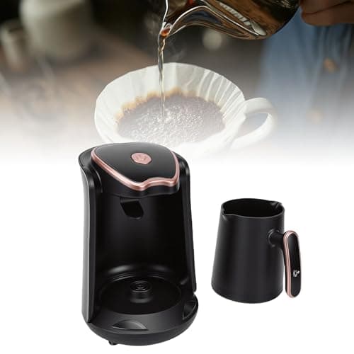 OVAQUIXI Turkish Coffee Maker, Portable Automatic Coffee Pot with Consistent Hot for Home Office Travel Camping (US Plug 110V) — view 5