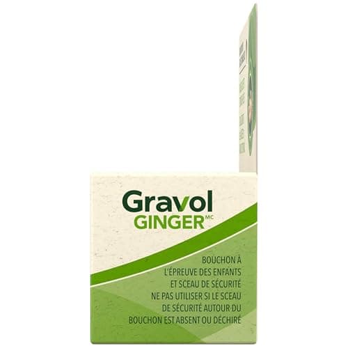 Gravol Ginger - Nausea and Upset Stomach Relief with Organic Ginger Extract - Made in Canada - Non-Drowsy,Taste-Free and Easy to Swallow - 24 Liquid Gel Capsules (Pack of 1) — view 8