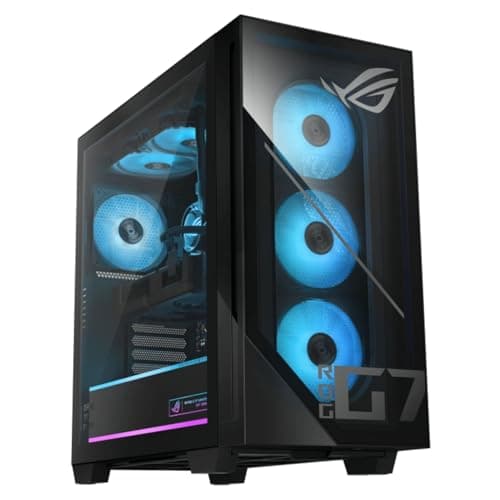 ASUS ROG G700 Gaming Desktop PC Intel Core Ultra 7 265F 32GB RAM 1TB NVMe SSD NVIDIA GeForce RTX 5060 8GB RGB Keyboard Mouse Windows 11 Pro with 12 Month CPS Protection