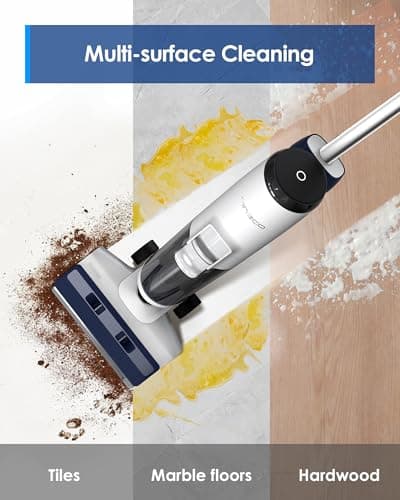 Tineco iFLOOR 5 Breeze Complete Wet Dry Vacuum Cordless Floor Washer, One-Step Cleaning for Hard Floors, Edge Clean, Auto Self-Cleaning, Lightweight & Cordless Design — view 3