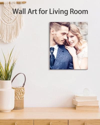 AbcCustomize Canvas Prints with Your Photos, Ship Next Day Custom Canvas Prints for Living Room, Bedroom, Home Decor, Personalized Gifts for Family, Friends, Anniversaries, Ready to Hang — view 2
