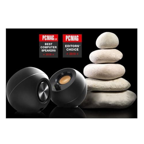 Creative Labs Pebble 2.0 Channel Computer Stereo Speakers - Black — view 4