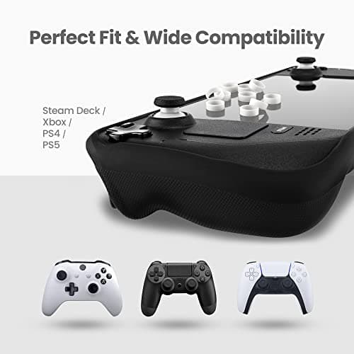 Park Sung Joystick Protectors, Invisible Protection During Gaming, Silicone, Compatible with Steam Deck/Xbox/Switch Pro Controller/PS4/PS5/ROG Ally/8 BitDo Game Joystick(10 Pcs) — view 2