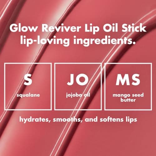 e.l.f. Glow Reviver Lip Oil Stick, Tinted, Non-Sticky & Hydrating For A Soft-Shine Finish, Vegan & Cruelty-Free, Cara-melt — view 4