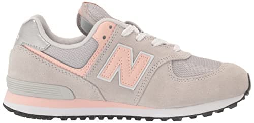 New Balance Kids 574 V1 70s Racing Lace-up Sneaker, RAIN Cloud/Pink Haze, 6 M Big Kid (8-12 Years) — view 5