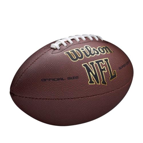 Wilson NFL Super Grip Composite Football - Official Size, Brown — view 3