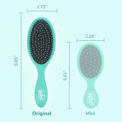 Wet Brush Original Detangler Hair Brush, Amazon Exclusive Aqua- Ultra-Soft IntelliFlex Bristles-Detangling Hairbrush Glides Through Tangles For All Hair Types (Wet Dry & Damaged Hair) - Women & Men — view 5