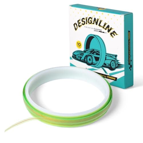 FOSHIO Knife Less Cutting Tape 32.8FT/10M, Design Line Vinyl Wrap Tape for Automotive Wrapping, Decals & Graphics - No Blade Safe Trim Tool, 4 mm x 10 m — view 6