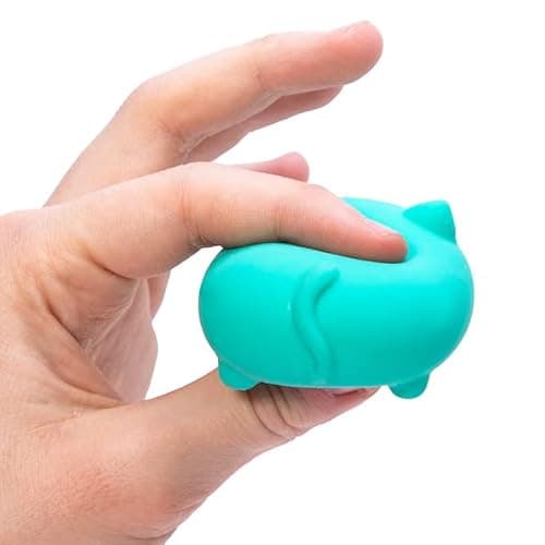 Schylling NeeDoh Teenie Cool Cat - Sensory Squeeze Toy - Contains 3 Mini Groovy Globs - 1.5" Wide - Color May Vary (Pack of 1) — view 5