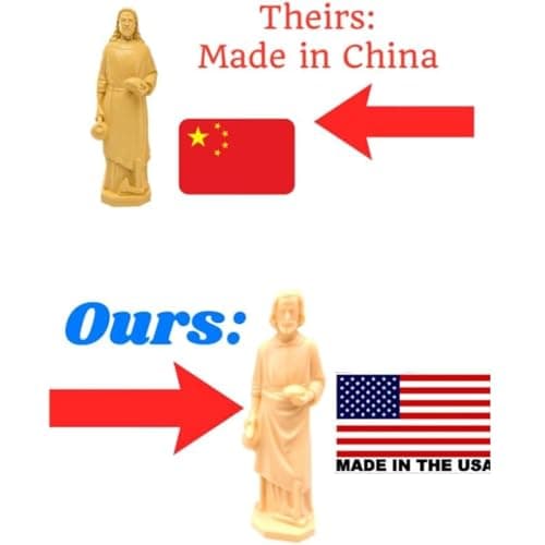 Westmon Works St Joseph House Selling Statue Set and Double Sided Prayer Card Faith-Based Made in The USA Figurine with Prayer for Selling Homes, Pack of 2 — view 7