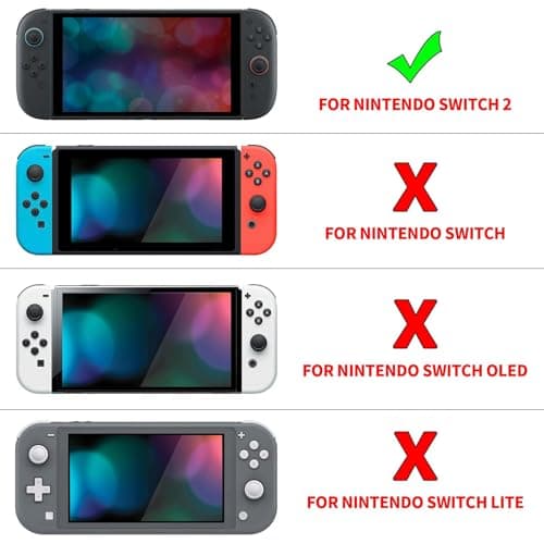 eXtremeRate DIY Replacement Full Set Buttons for Joycon 2, Custom ABXY Direction Keys Dpad + - C Home Capture Release L R ZR ZL Trigger Buttons for Nintendo Switch 2 Controller - Blue & Orange — view 2