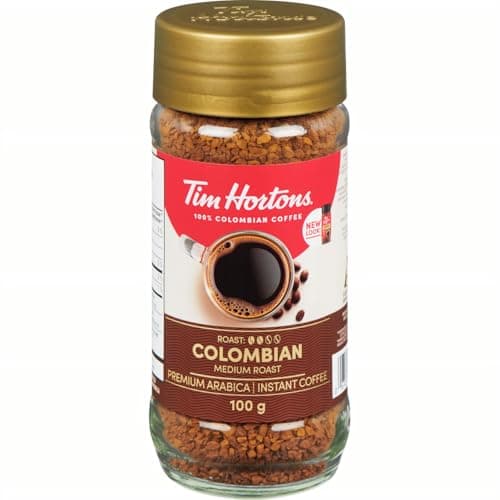 Tim Hortons Medium Roast Instant Coffee, 100% Colombian, 100g Jar — view 4