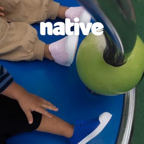 Native Shoes Unisex-Kids Jefferson Sneakers, Aquarius Blue/Shell White, 4 Toddler — view 7