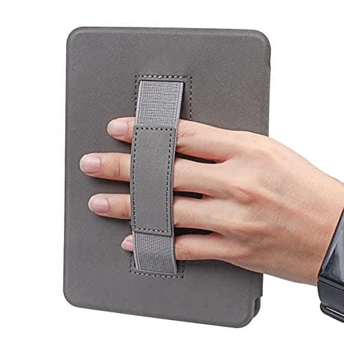 COCFOOKIW Case for 6" Kindle Paperwhite(5th/6th/7th Generation-2012/2013/2015) -Premium PU Leather Cover with Hand Strap and Auto Sleep/Wake(Model: EY21 & DP75SDI) — view 2