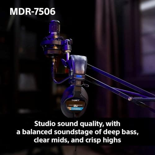 Sony MDR7506 Professional Large Diaphragm Headphone — view 4