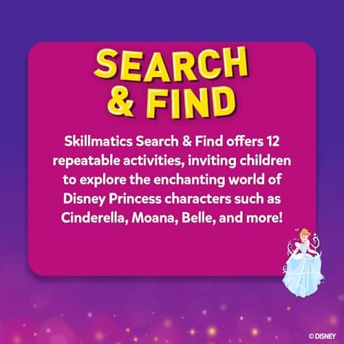 Skillmatics Search and Find Book – Disney Princess, Gift for Girls & Boys — view 7