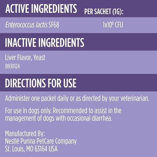 Purina Pro Plan Veterinary Supplements FortiFlora Probiotic Powder for Dogs, Daily Support for Digestive and Immune Health and Occasional Diarrhea — view 5