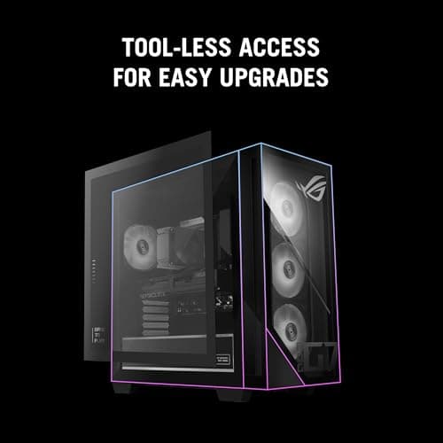 ASUS ROG G700 (2026) Gaming Desktop PC, Intel® Core™ Ultra 7 265KF Processor, NVIDIA® GeForce RTX™ 5070, 1TB M.2 NVMe™ PCIe® 4 SSD, 32GB DDR5 RAM, Windows 11 Home, G700TF-AB776 — view 7