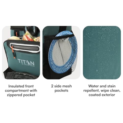 Titan by Arctic Zone 16 Can Zipperless Cooler with SmartShelf, Jungle Hunt — view 4