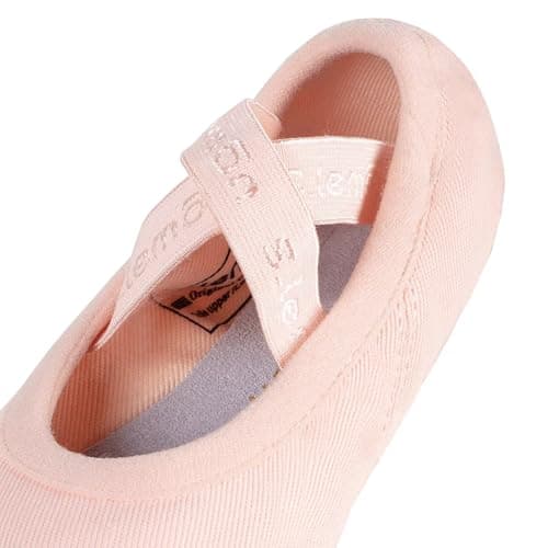 s.lemon Ballet Shoe for Girls,Stretch Canvas Split Sole Ballet Dance Shoes Slippers Flats Pink 33 — view 4