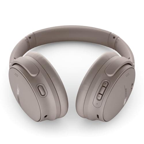 Bose QuietComfort Headphones - Wireless Bluetooth Headphones, Active Over Ear Noise Cancelling and Mic, USB-C Charging, Deep Bass, Up to 24 Hours of Playtime, Sandstone — view 4