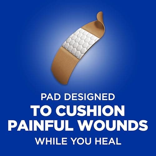 BAND-AID Brand Flexible Fabric Adhesive Bandages, All One Size, 100 Count